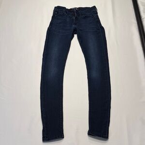 Express Womens Dark Blue Super Soft Jegging Jeans 2 Long